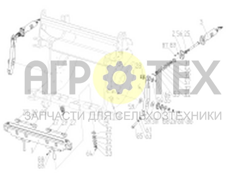 Чертеж Брус противорежущий (РСМ-200.15.04.000Ф)